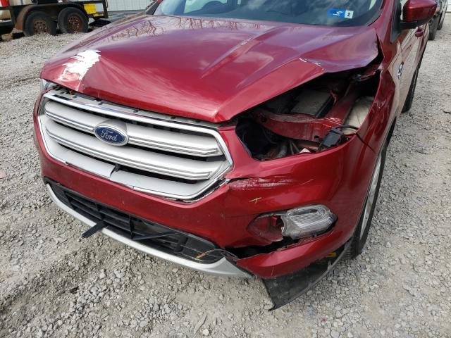 Photo 9 from auction – 2018 FORD ESCAPE SEL with VIN 1FMCU9HD7JUC39807