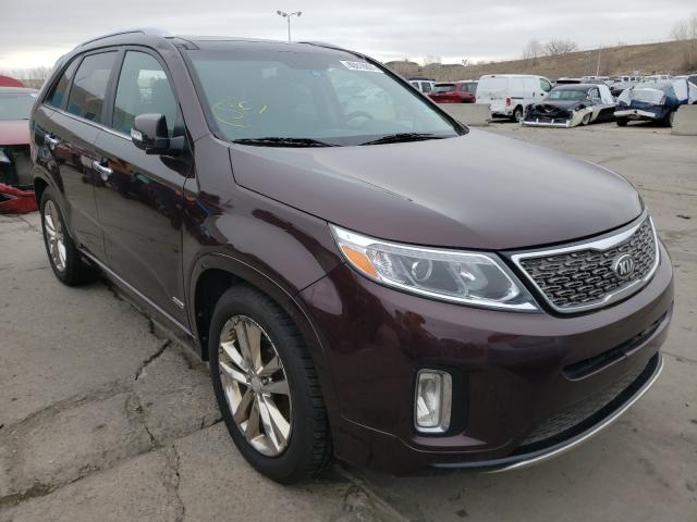 KIA SORENTO SX 2014 with VIN 5XYKWDA73EG478666 - Photo from auction