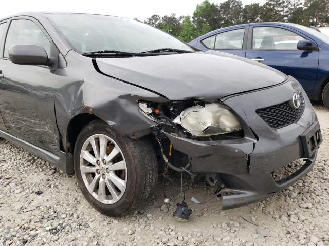 Photo 9 from auction – 2009 TOYOTA COROLLA BA with VIN 2T1BU40E09C157563