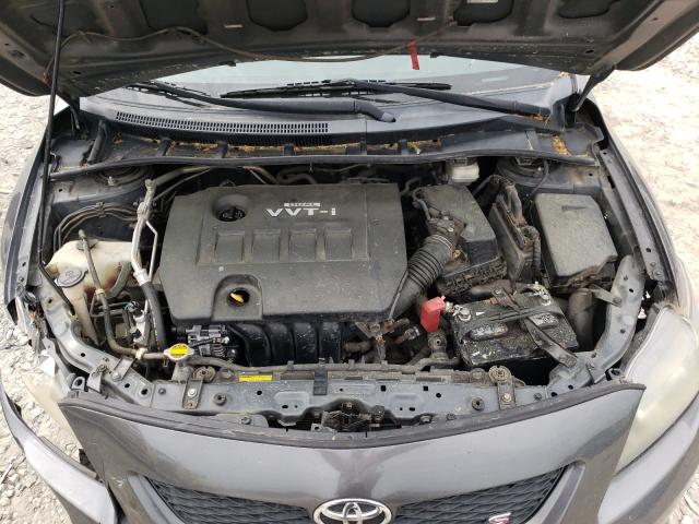 Photo 7 from auction – 2009 TOYOTA COROLLA BA with VIN 2T1BU40E09C157563