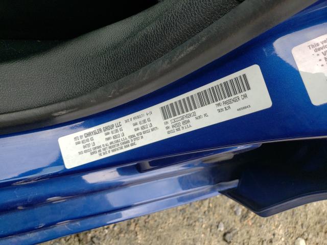 Photo 10 from auction – 2015 CHRYSLER 200 C with VIN 1C3CCCCG6FN520122