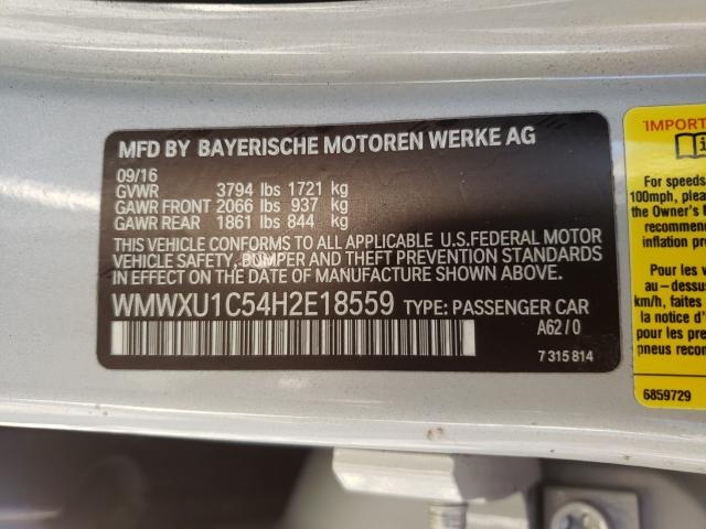 Photo 10 from auction – 2017 MINI COOPER with VIN WMWXU1C54H2E18559