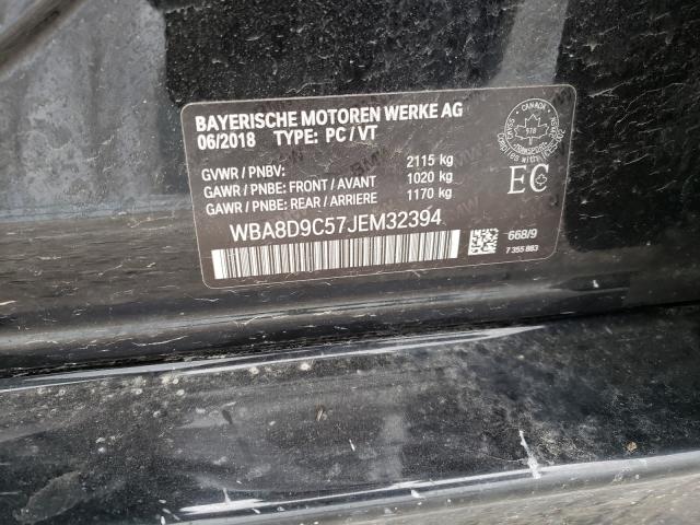 Photo 10 from auction – 2018 BMW 330 XI with VIN WBA8D9C57JEM32394