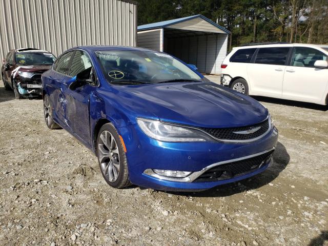 CHRYSLER 200 C 2015 with VIN 1C3CCCCG6FN520122 - Photo from auction