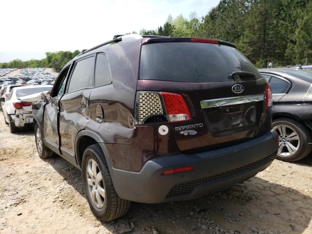 Photo 3 from auction – 2011 KIA SORENTO BA with VIN 5XYKT4A12BG183509