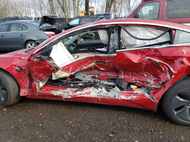 Photo 9 from auction – 2018 TESLA MODEL 3 with VIN 5YJ3E1EB6JF130348