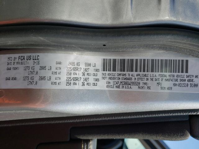 Photo 10 from auction – 2016 JEEP CHEROKEE L with VIN 1C4PJMCB8GW295520