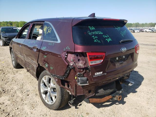 Photo 3 from auction – 2017 KIA SORENTO SX with VIN 5XYPK4A59HG307988