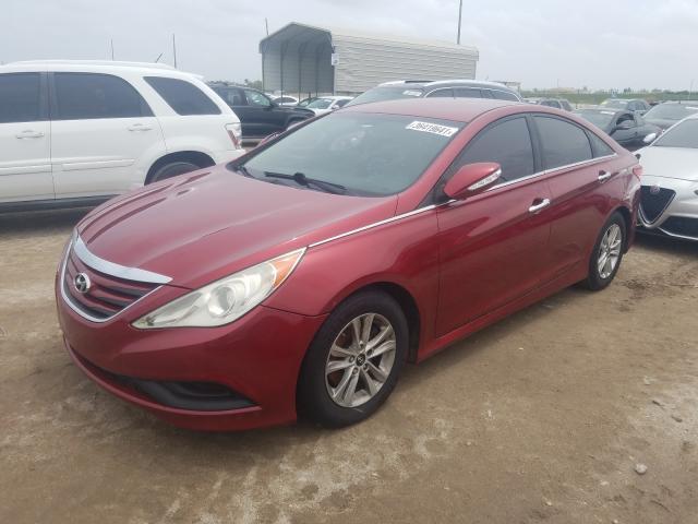 Photo 2 from auction – 2014 HYUNDAI SONATA GLS with VIN 5NPEB4AC7EH836883