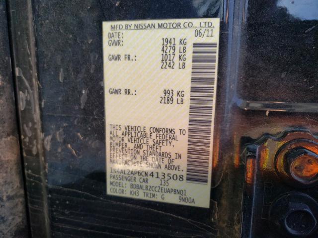 Photo 10 from auction – 2012 NISSAN ALTIMA BAS with VIN 1N4AL2AP6CN413508