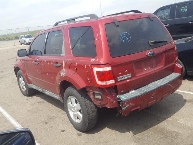 Photo 3 from auction – 2008 FORD ESCAPE XLT with VIN 1FMCU03198KA08857