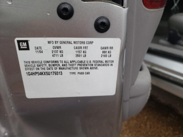 Photo 10 from auction – 2005 BUICK LESABRE CU with VIN 1G4HP54KX5U179313