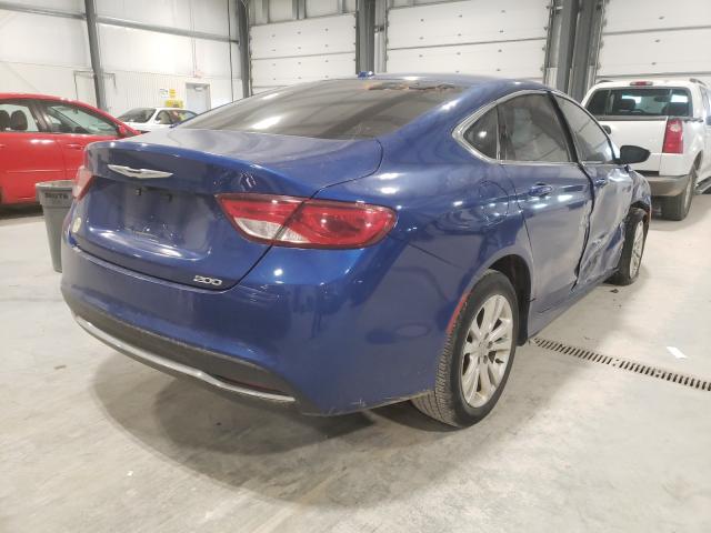 Снимка 4 от търг – 2015 CHRYSLER 200 LIMITE с VIN 1C3CCCABXFN696260