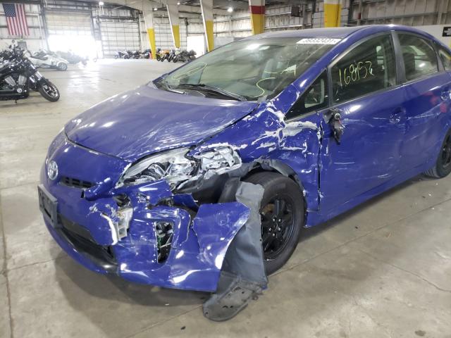 Photo 9 from auction – 2013 TOYOTA PRIUS with VIN JTDKN3DU1D5561325