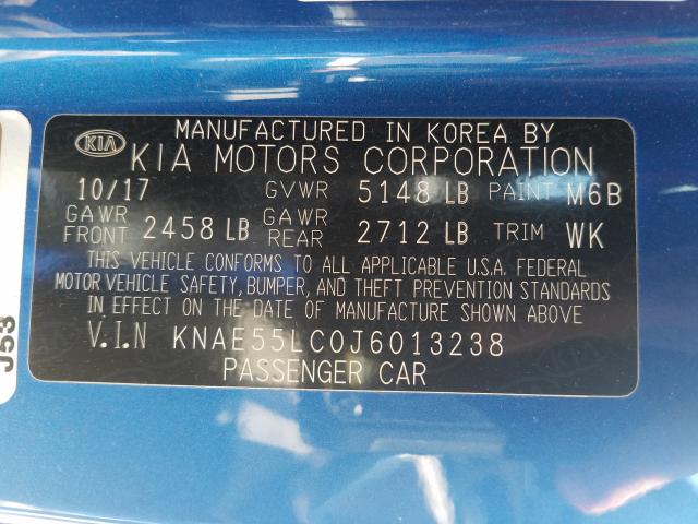 Photo 10 from auction – 2018 KIA STINGER GT with VIN KNAE55LC0J6013238
