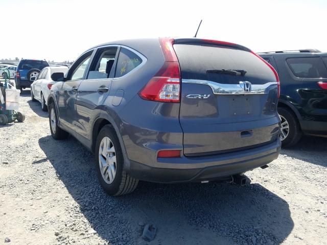 Photo 3 from auction – 2016 HONDA CR-V LX with VIN 3CZRM3H33GG706780
