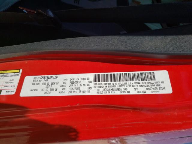 Photo 10 from auction – 2008 JEEP WRANGLER U with VIN 1J4GA391X8L647650