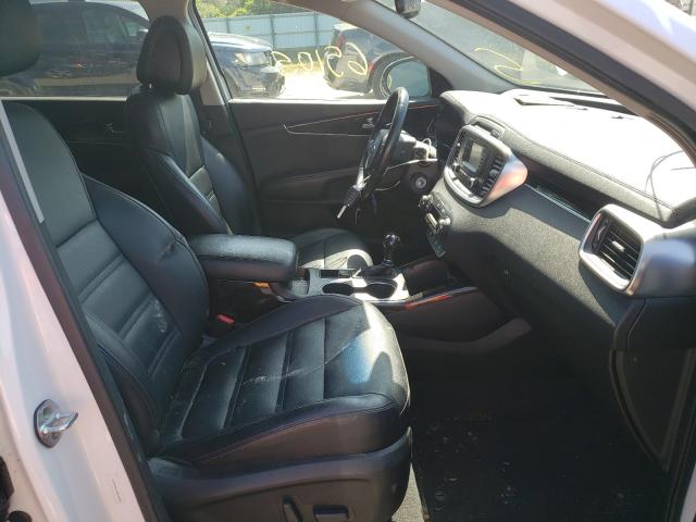 Photo 5 from auction – 2016 KIA SORENTO EX with VIN 5XYPH4A14GG045887