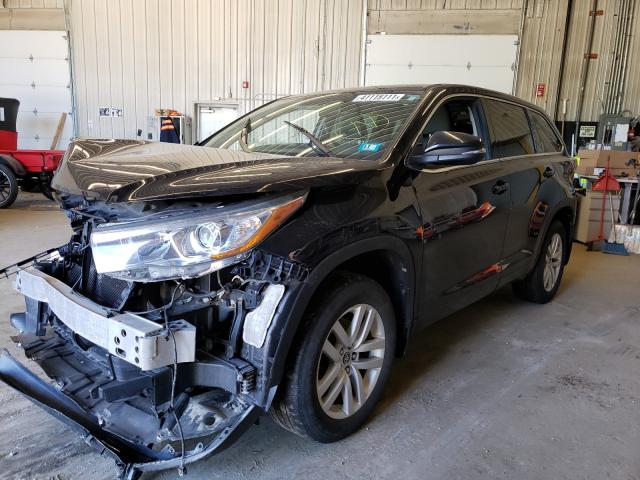 Photo 2 from auction – 2016 TOYOTA HIGHLANDER with VIN 5TDBKRFH0GS260510