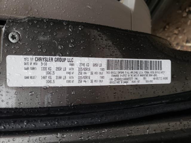 Фото 10 с аукциона – 2010 DODGE GRAND CARA с VIN 2D4RN5D14AR467277