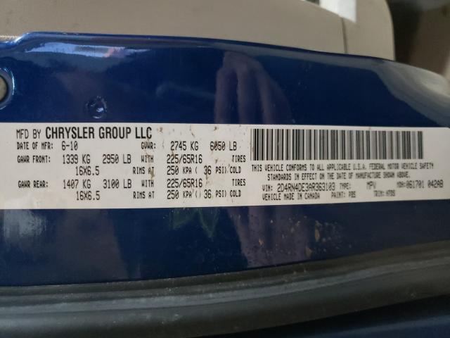 Photo 10 from auction – 2010 DODGE GRAND CARA with VIN 2D4RN4DE3AR363103