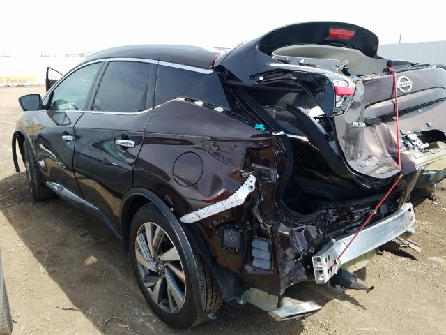 Photo 3 from auction – 2020 NISSAN MURANO SL with VIN 5N1AZ2CS7LN136129