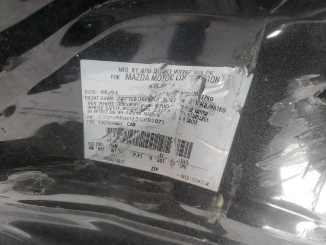 Photo 10 from auction – 2005 MAZDA 6 S with VIN 1YVHP84D155M01071