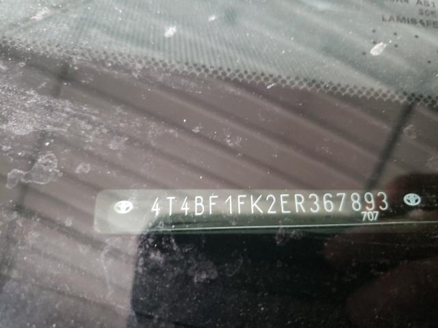Photo 10 from auction – 2014 TOYOTA CAMRY L with VIN 4T4BF1FK2ER367893
