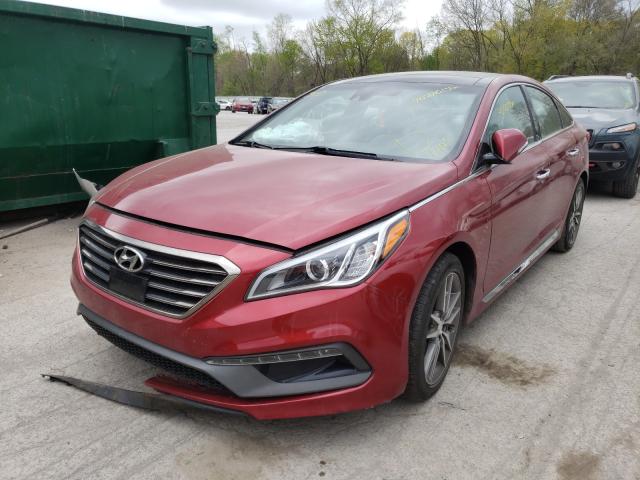 Photo 2 from auction – 2015 HYUNDAI SONATA SPO with VIN 5NPE34AB3FH055574