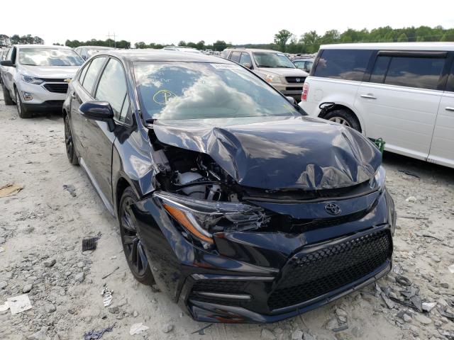 TOYOTA COROLLA SE 2021 with VIN 5YFS4MCE0MP058648 - Photo from auction