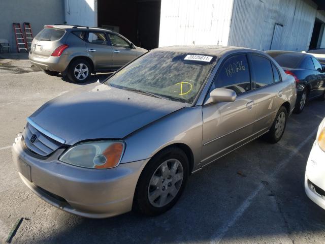 Photo 2 from auction – 2002 HONDA CIVIC EX with VIN JHMES26702S002546