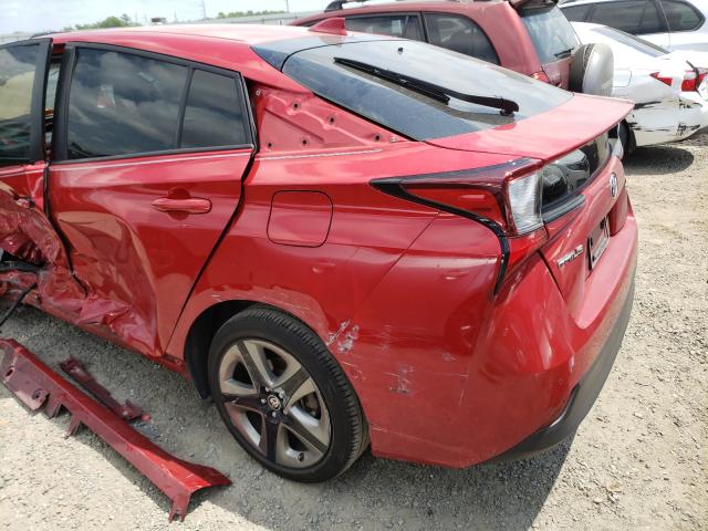 Photo 9 from auction – 2019 TOYOTA PRIUS with VIN JTDKARFU8K3089399