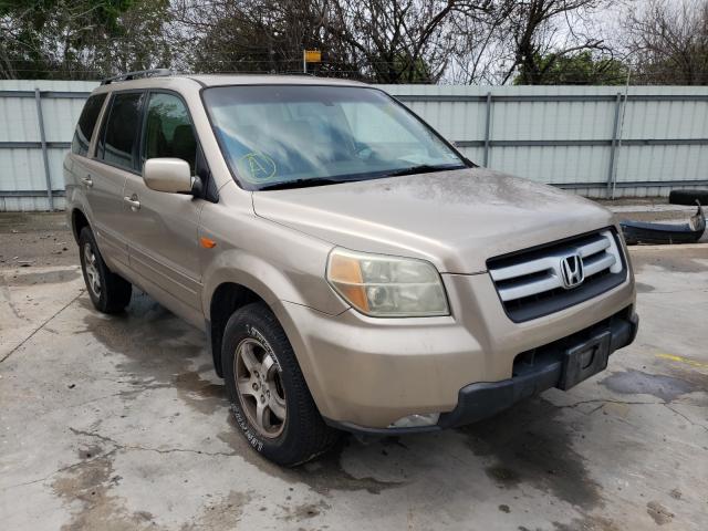 HONDA PILOT EX 2006 with VIN 5FNYF28696B050749 - Photo from auction