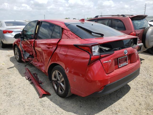 Photo 3 from auction – 2019 TOYOTA PRIUS with VIN JTDKARFU8K3089399
