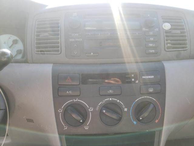 Photo 9 from auction – 2003 TOYOTA COROLLA CE with VIN JTDBR32E530038739