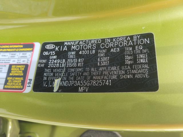 Photo 10 from auction – 2016 KIA SOUL + with VIN KNDJP3A55G7825741