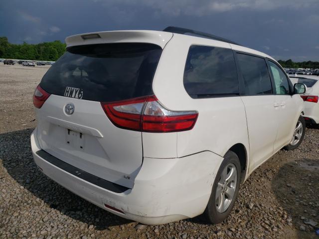 Photo 4 from auction – 2016 TOYOTA SIENNA LE with VIN 5TDKK3DC9GS722521