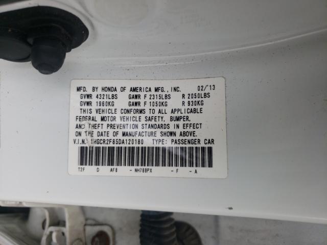 Photo 10 from auction – 2013 HONDA ACCORD EXL with VIN 1HGCR2F85DA120180