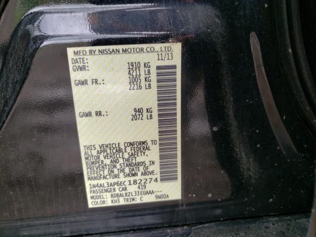 Photo 10 from auction – 2014 NISSAN ALTIMA 2.5 with VIN 1N4AL3AP6EC182274
