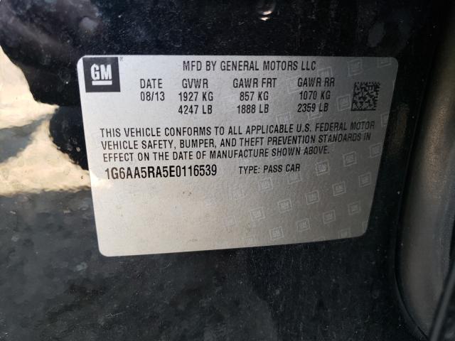 Photo 10 from auction – 2014 CADILLAC ATS with VIN 1G6AA5RA5E0116539