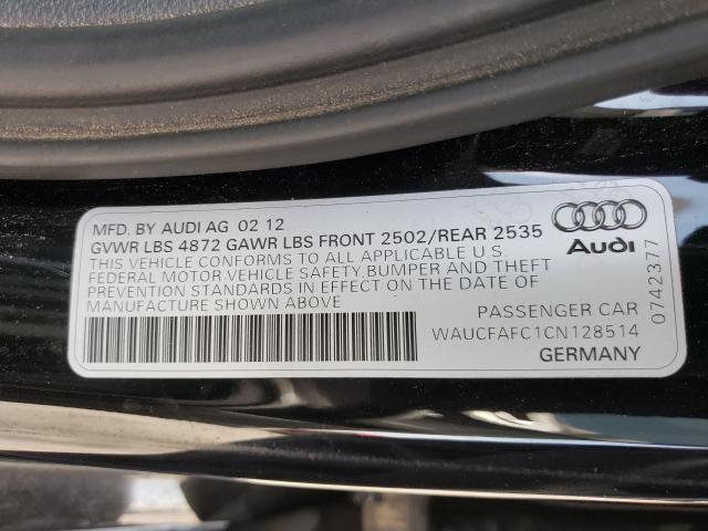 Photo 10 from auction – 2012 AUDI A6 PREMIUM with VIN WAUCFAFC1CN128514