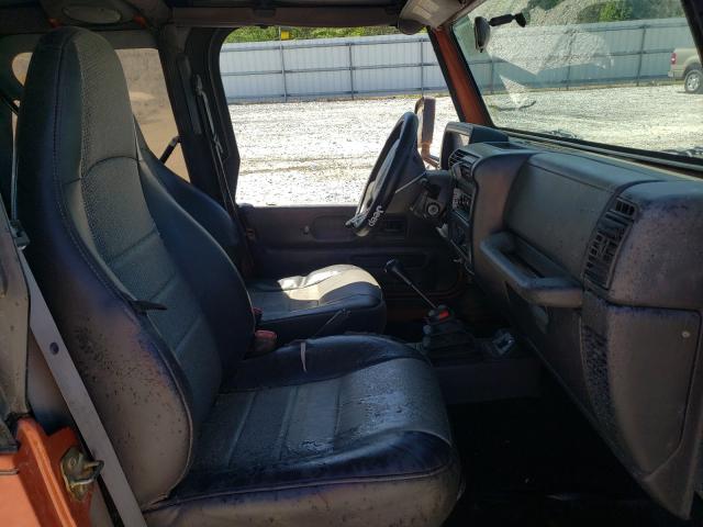 Photo 5 from auction – 2000 JEEP WRANGLER / with VIN 1J4FA29P1YP802105