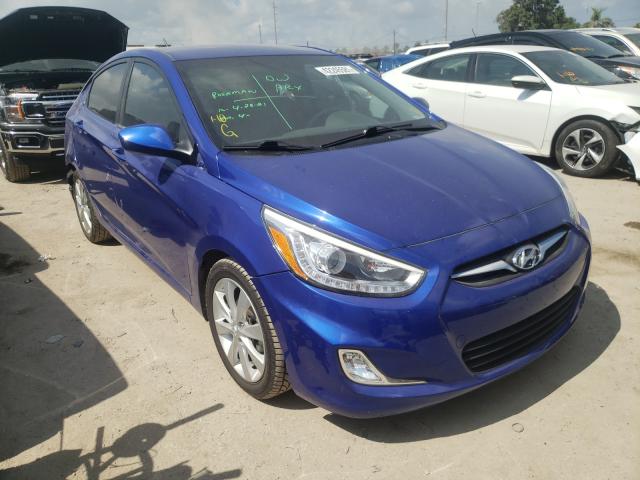 HYUNDAI ACCENT GLS 2014 with VIN KMHCU4AE2EU592077 - Photo from auction