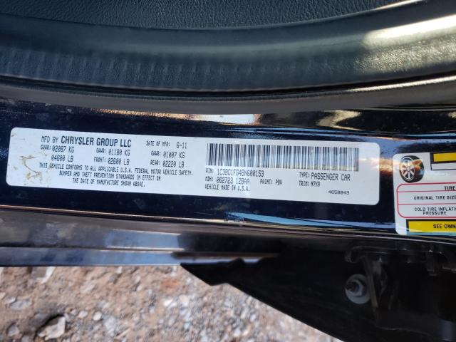Photo 10 from auction – 2011 CHRYSLER 200 TOURIN with VIN 1C3BC1FG4BN600153