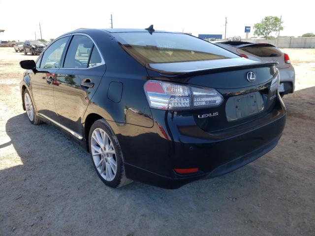 Photo 3 from auction – 2010 LEXUS HS 250H with VIN JTHBB1BA7A2014738