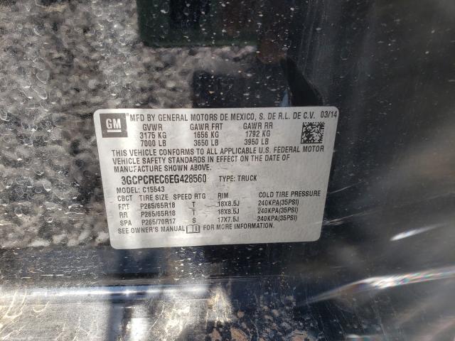 Photo 10 from auction – 2014 CHEVROLET SILVERADO with VIN 3GCPCREC6EG428560