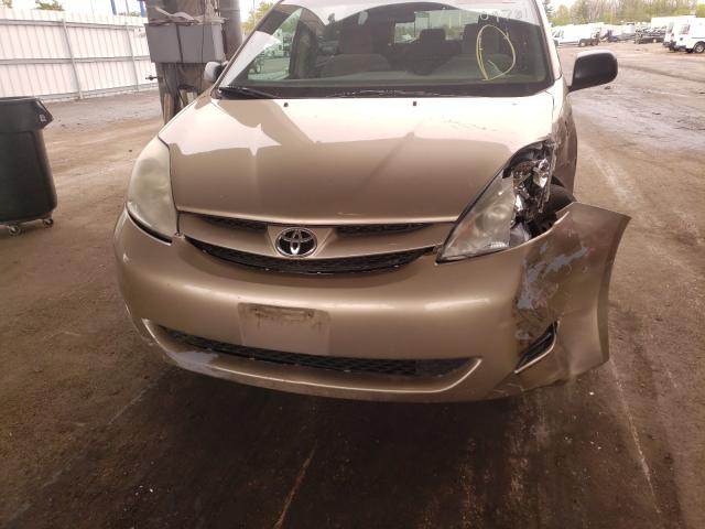 Photo 9 from auction – 2007 TOYOTA SIENNA CE with VIN 5TDZK23C87S089049