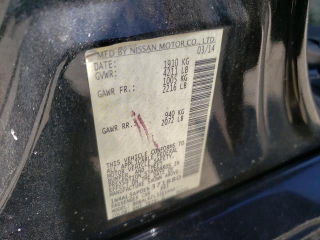 Photo 10 from auction – 2014 NISSAN ALTIMA 2.5 with VIN 1N4AL3AP0EN371880