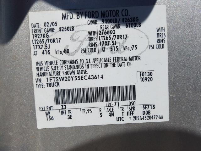 Photo 10 from auction – 2014 FORD F150 SUPER with VIN 1FTEW1CM4EKF62651