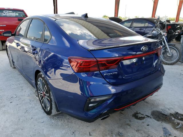 Photo 3 from auction – 2021 KIA FORTE GT with VIN 3KPF44AC4ME345334
